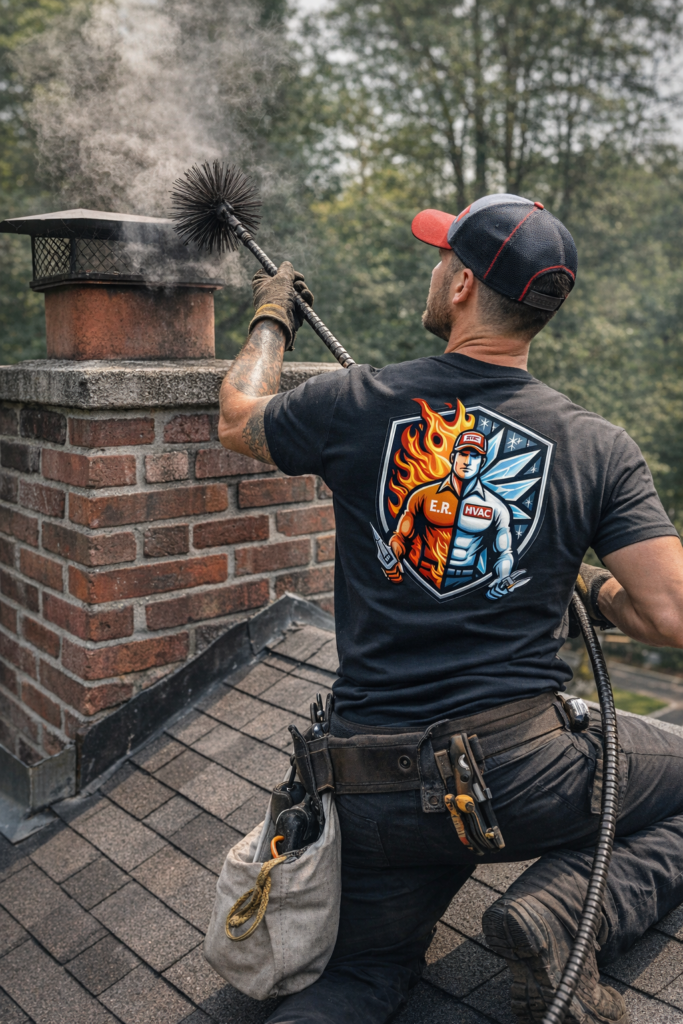 ER HVAC fireplace cleaning