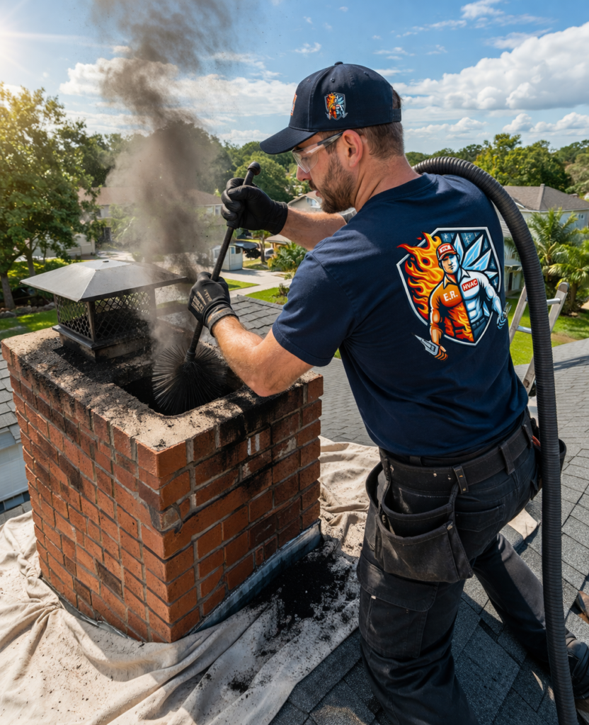 ER HVAC Fireplace cleaning